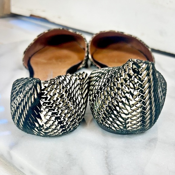 Jeffrey Campbell California Embroidered Pointed Toe Ord’say Flats - Picture 5 of 6